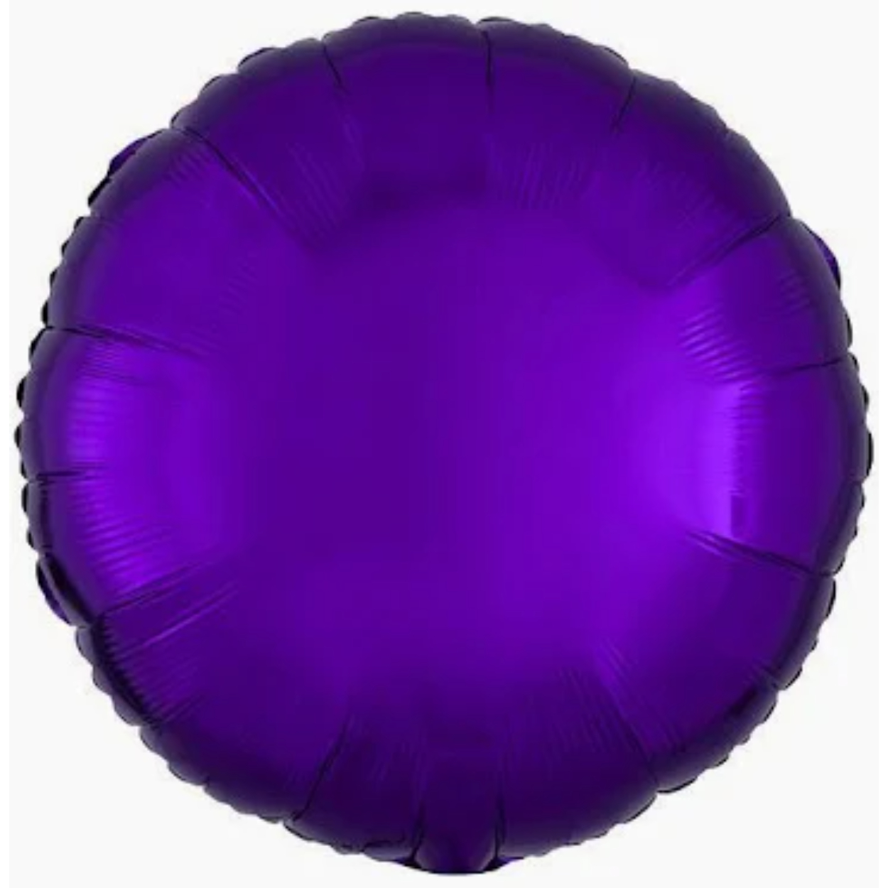 shopping-43.jpg 18" Round Royal Purple Mylar Balloon - Image 1
