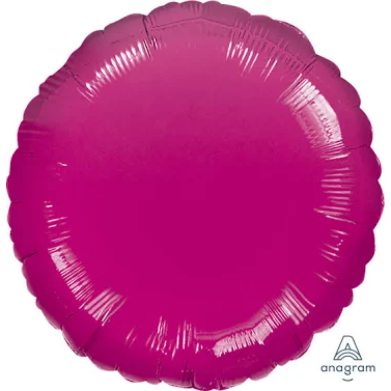 shopping-50-1.jpg 18" Fuchsia Round Balloon Hot Pink #706 - Image 1