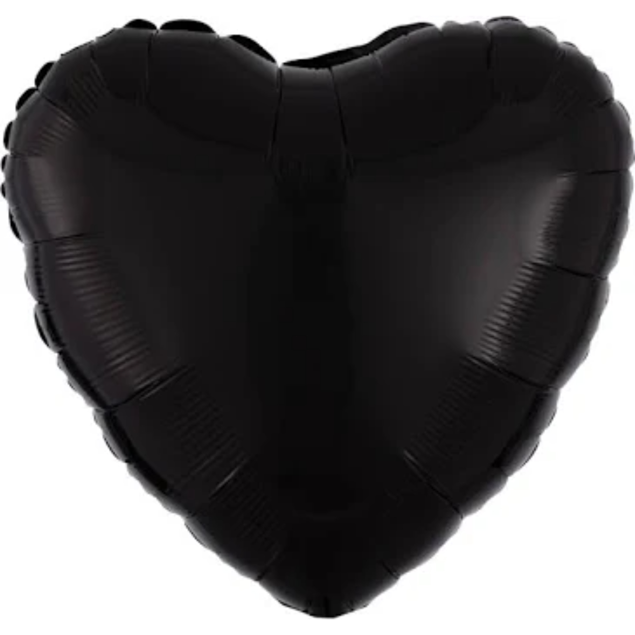 shopping-57-1.jpg 18" Black Heart Shape Balloon #767 - Image 1
