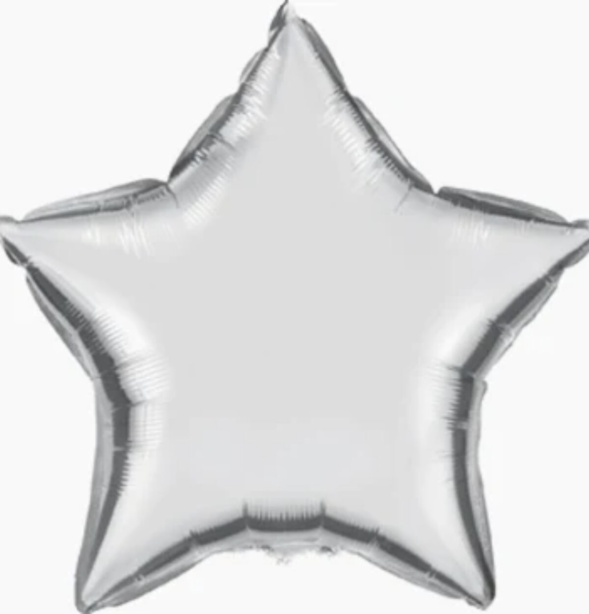 19" Silver Star Balloon Pkg #729