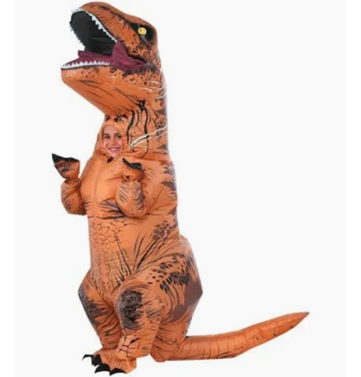 CHILD INFLATABLE T-REX COSTUME