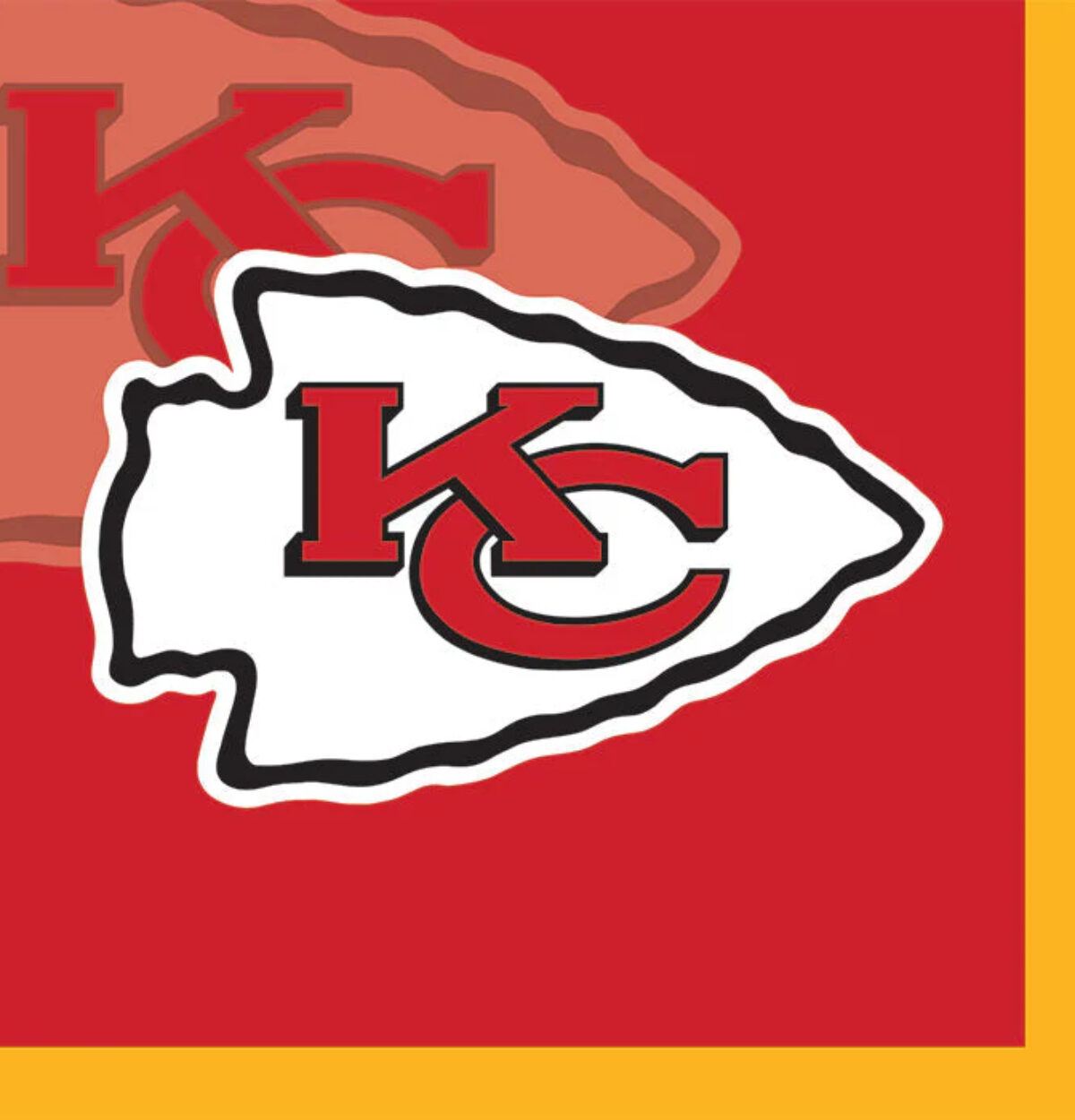 Kansas City Chiefs Beverage Napkins 16ct. 2Ply