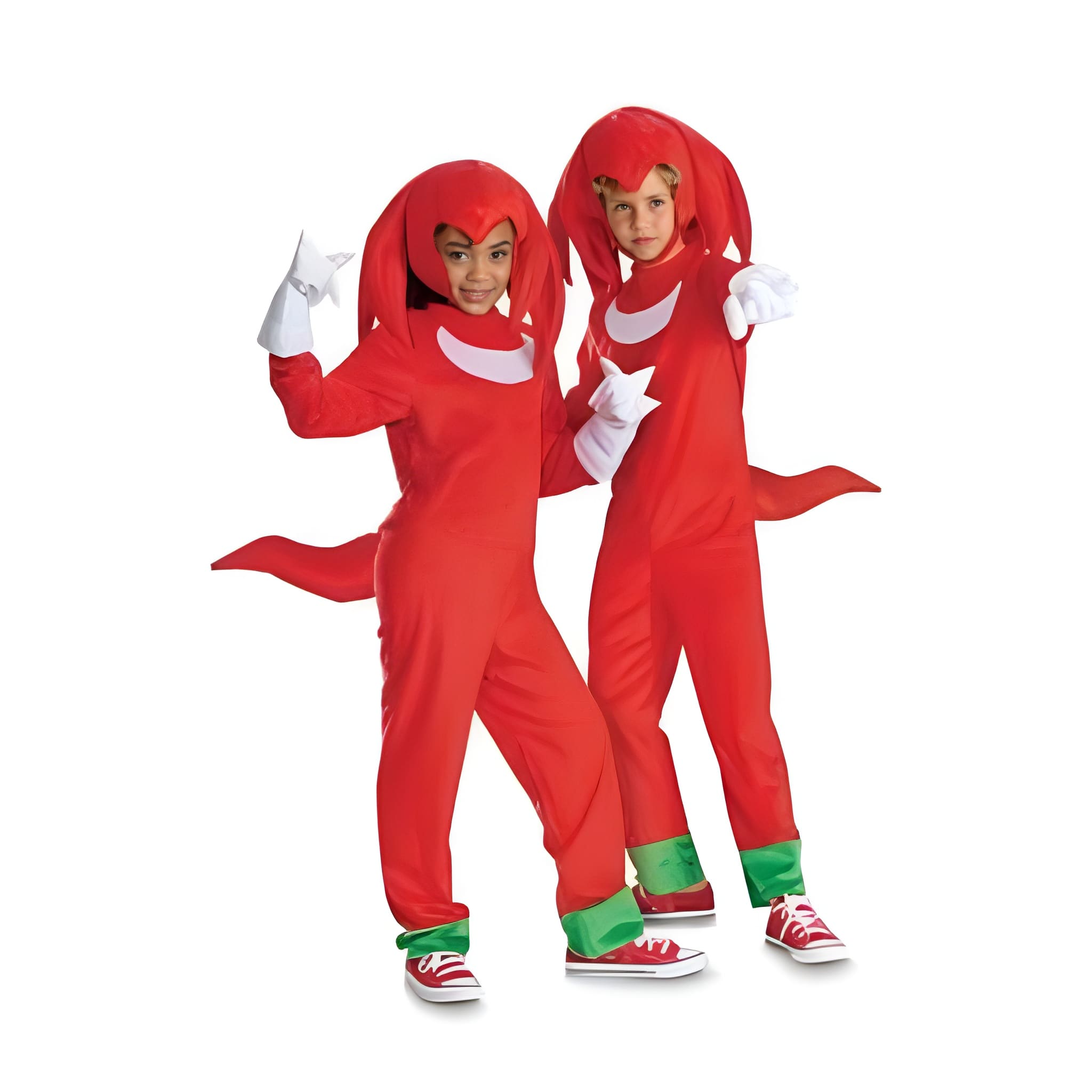 zpfybvdydjhwz0lints3-1.jpeg KNUCKLES SONIC PRIME DELUXE SMALL CHILD COSTUME 4 TO 6 - Image 1