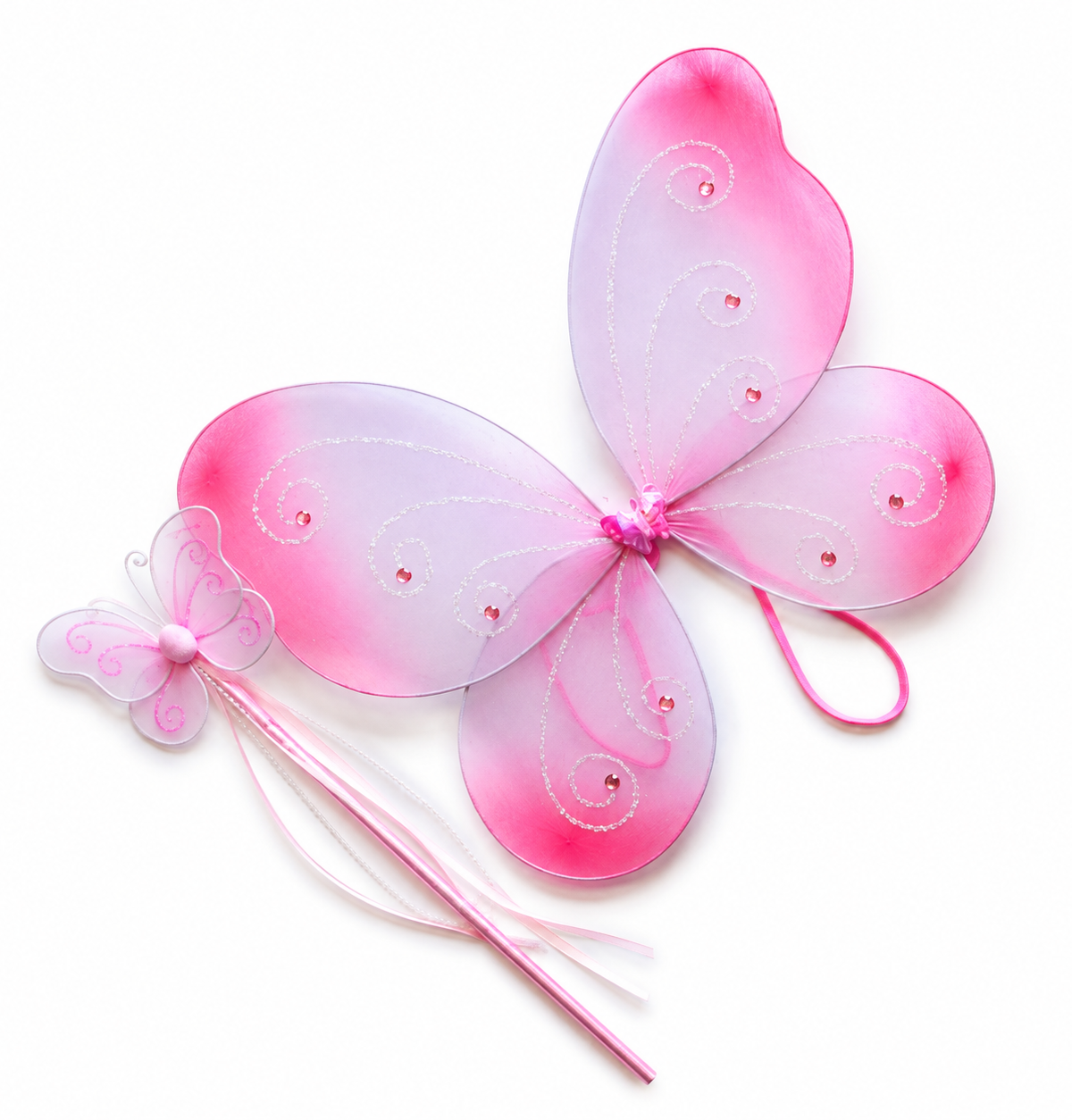 16" PINK WING & WAND SET