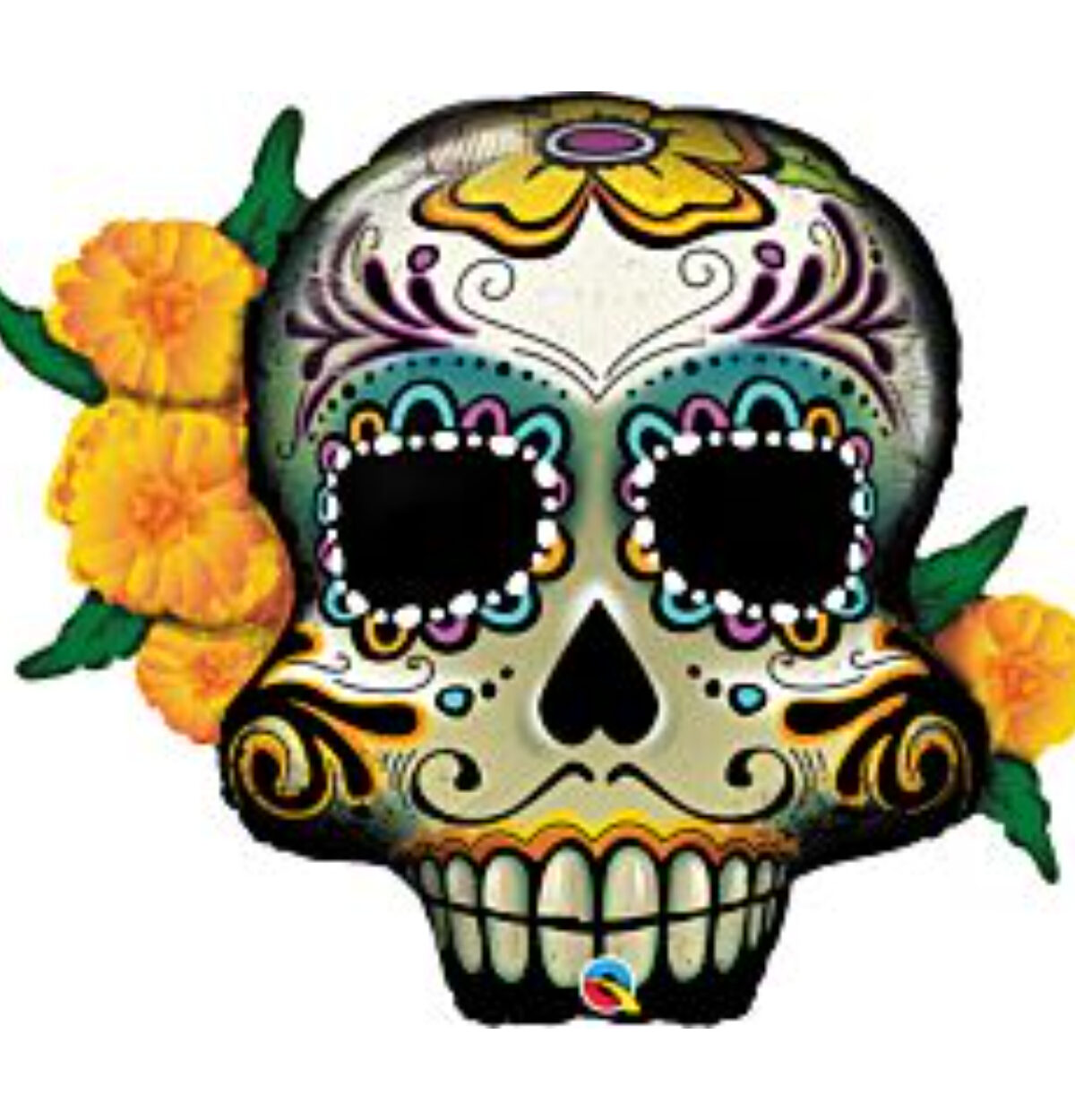 38" Day of the Dead Skull Balloon