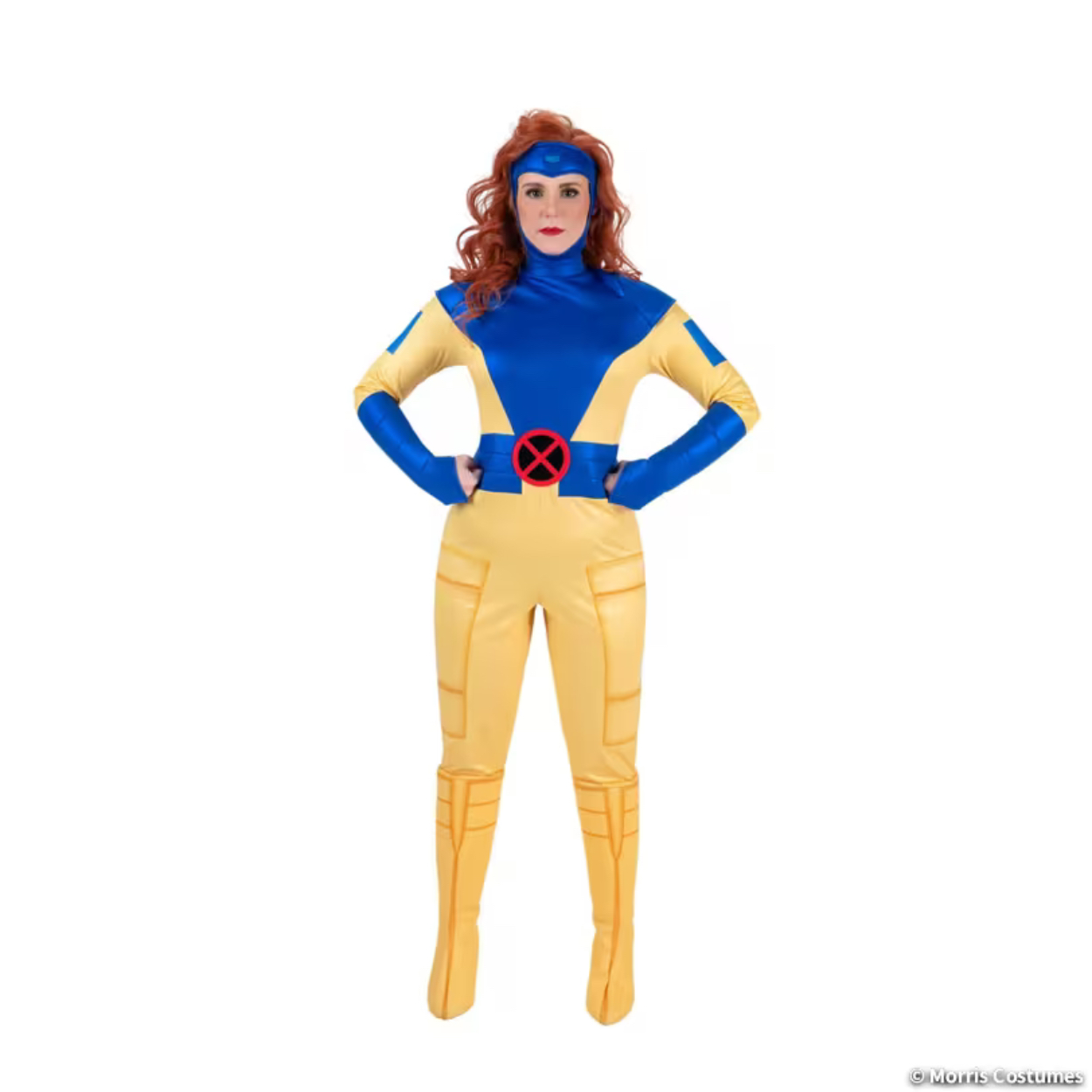 Adults Classic X-Men: The Animated Series™ Jean Gray Jumpsuit Costume - Image 1