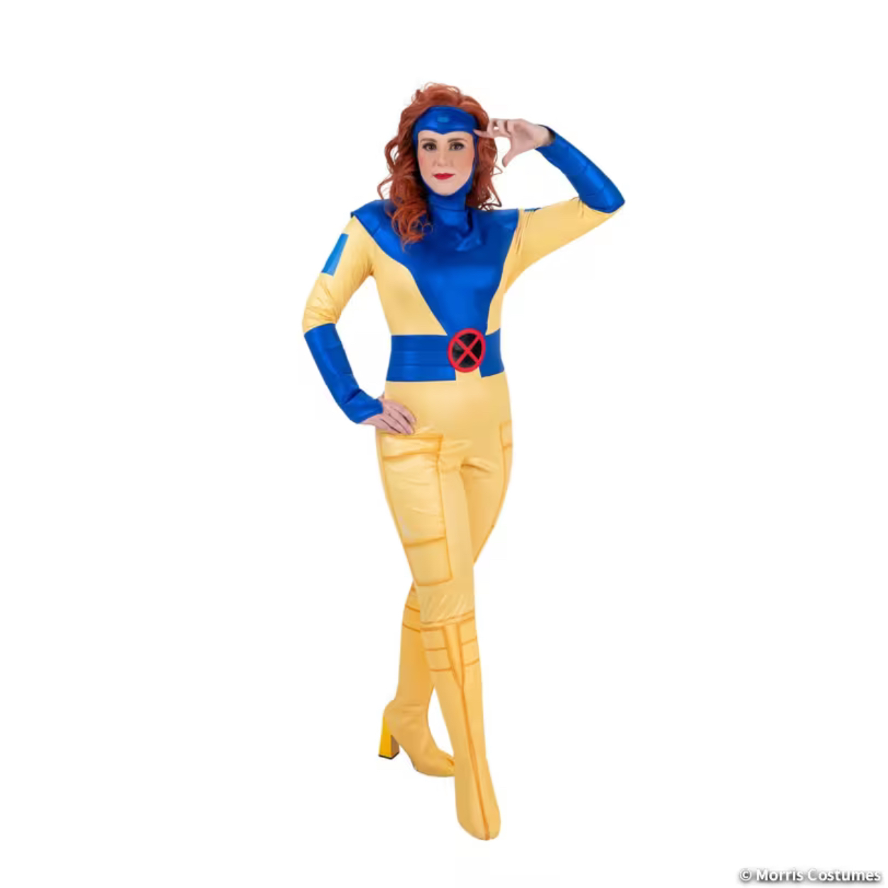 Adults Classic X-Men: The Animated Series™ Jean Gray Jumpsuit Costume - Image 2