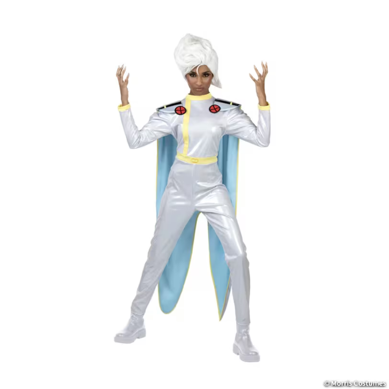 Adults Classic X-Men: The Animated Series™ Storm Jumpsuit Costume - Image 2