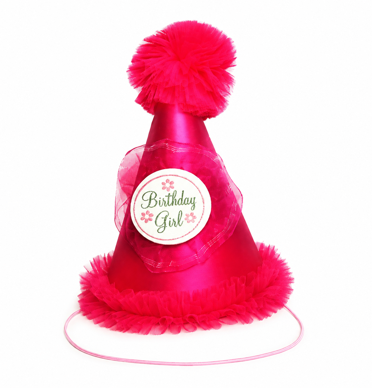 FUCHSIA BIRTHDAY HAT