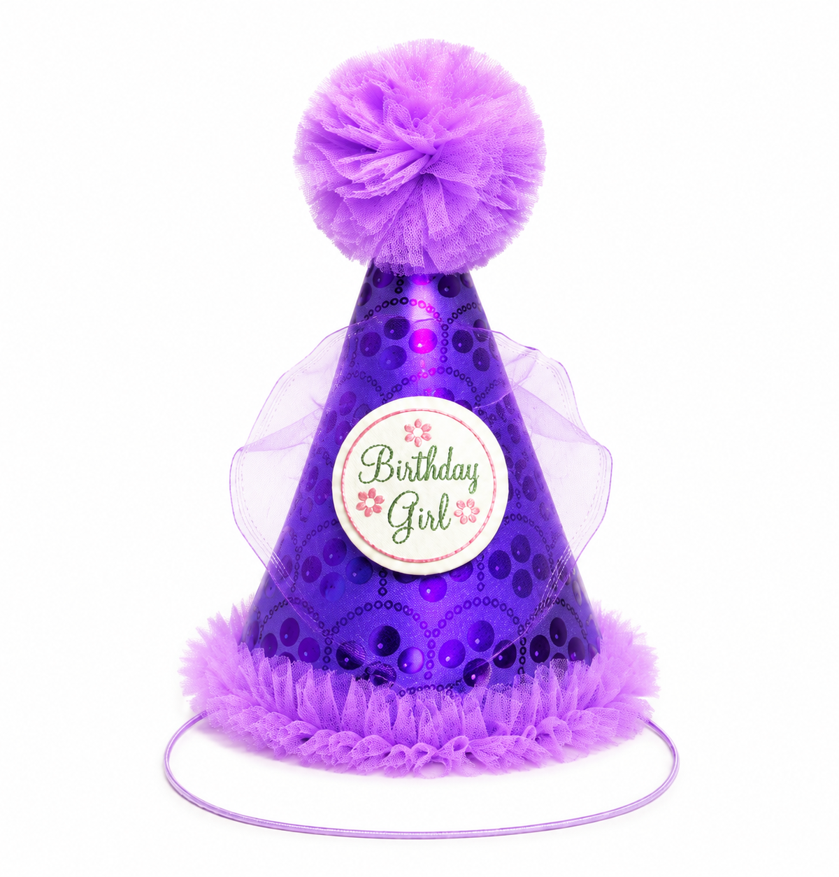 PURPLE BIRTHDAY HAT