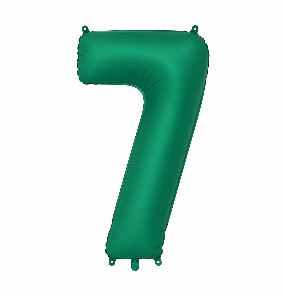34" Matte Green Number 7 Foil Balloon