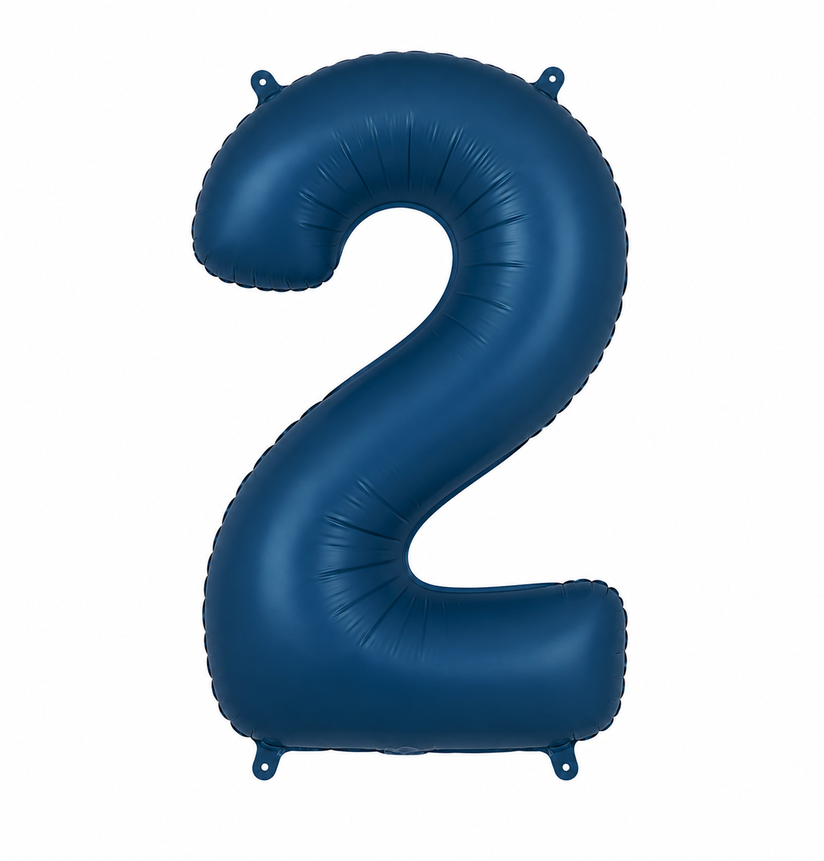 34" Matte Navy Number 2 Foil Balloon