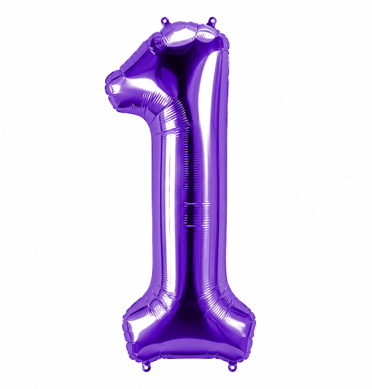 34" Purple Number 1 Foil Balloon