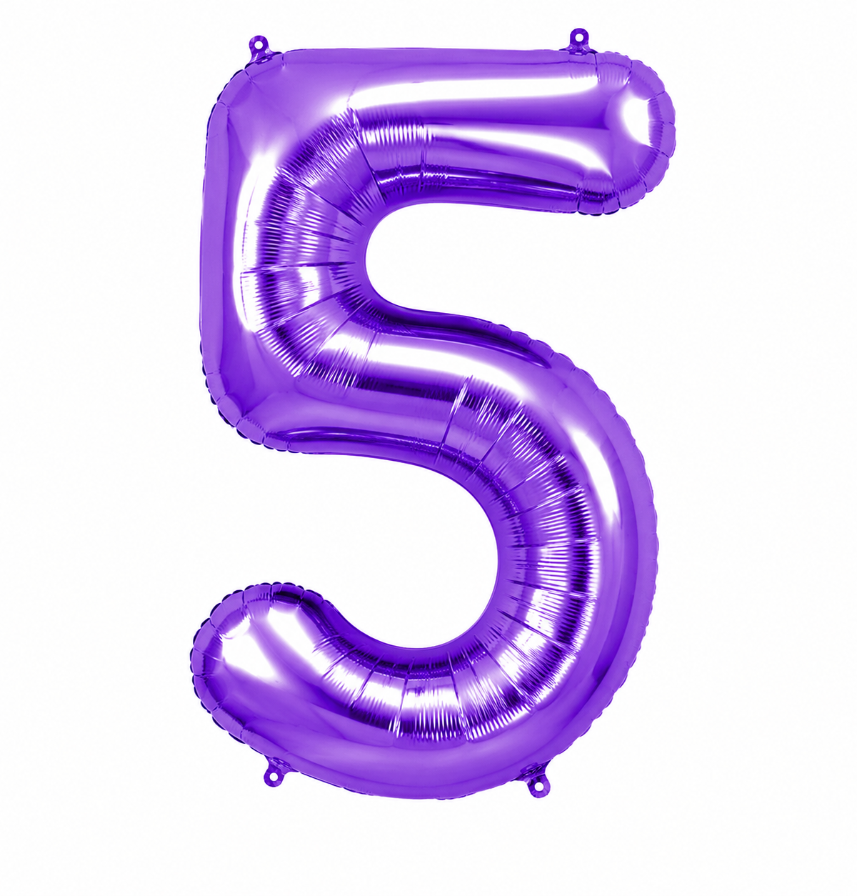 34" Purple Number 5 Foil number