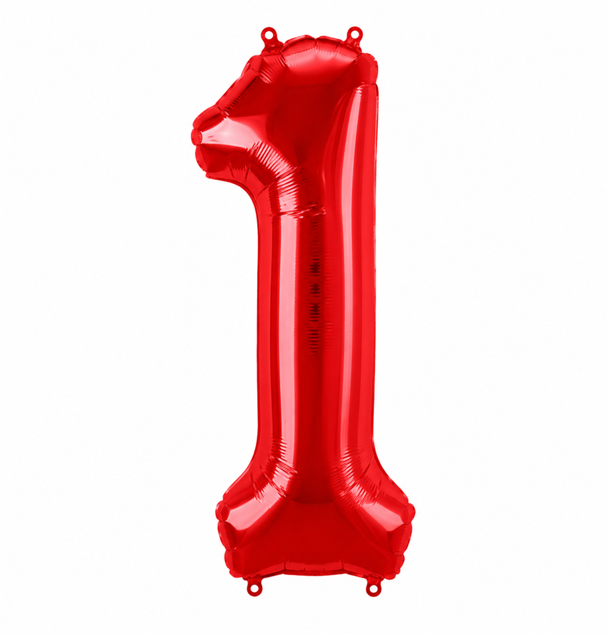 34" Red Number 1 Foil Balloon