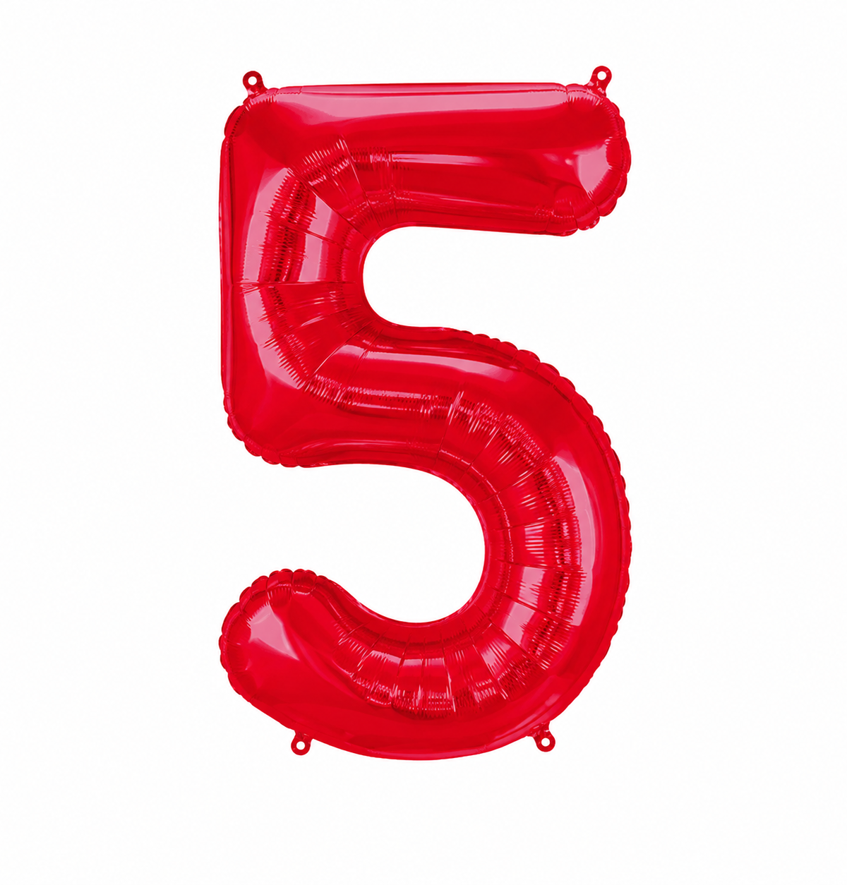 34'' Red Number 5 Foil Balloon