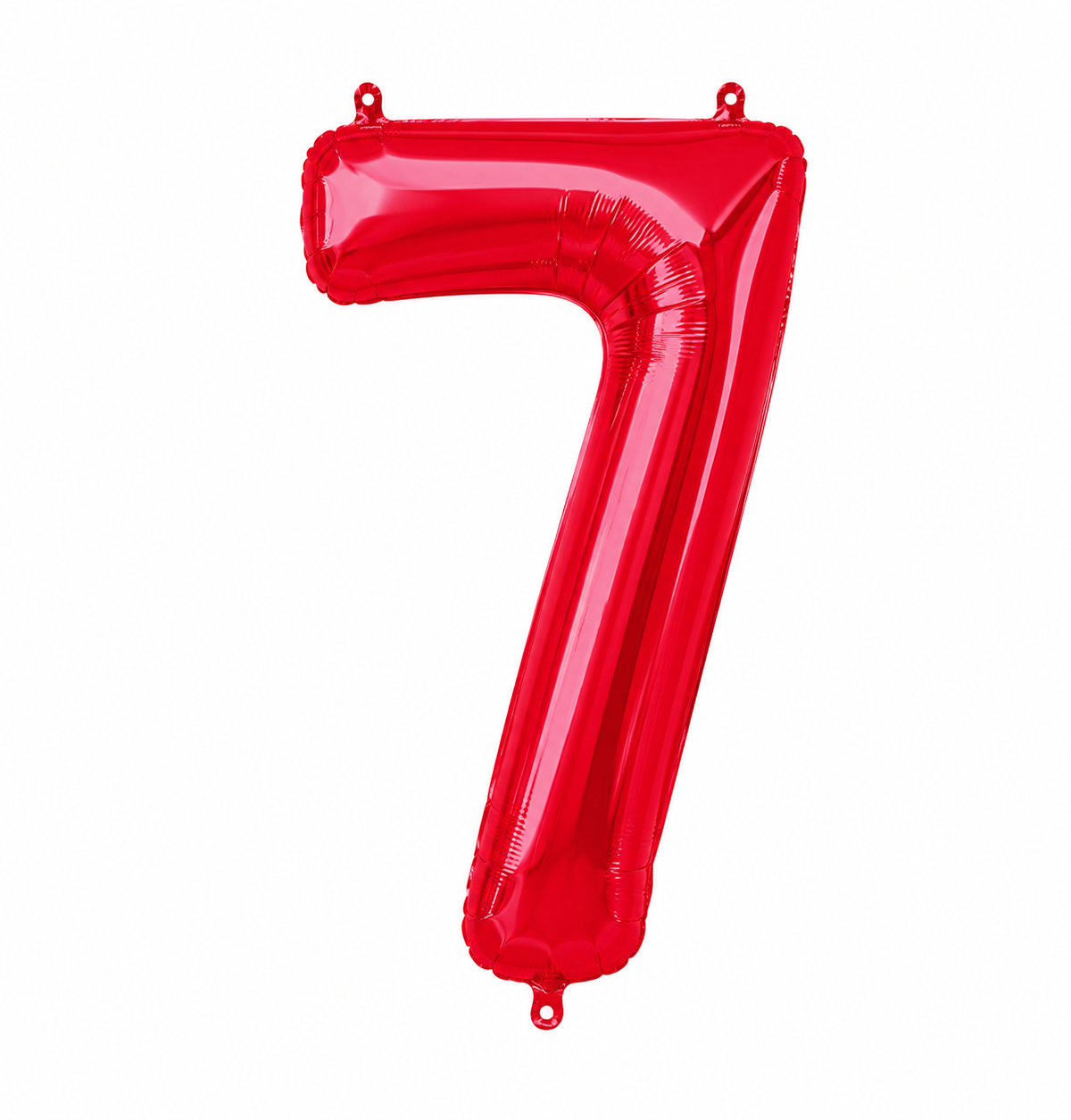 34" Red Number 7 Foil Balloon