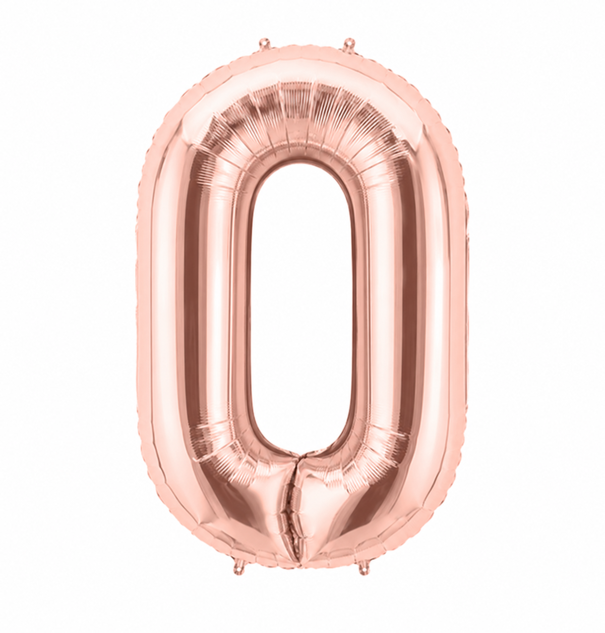 34" Rose Gold Number 0 Foil Balloon
