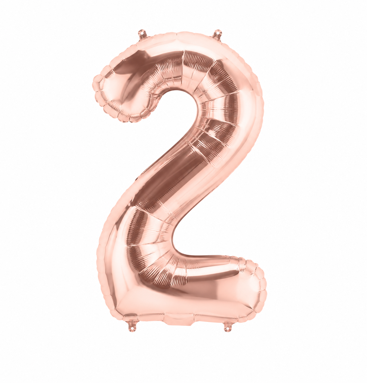 34" Rose Gold Number 2 Foil Balloon