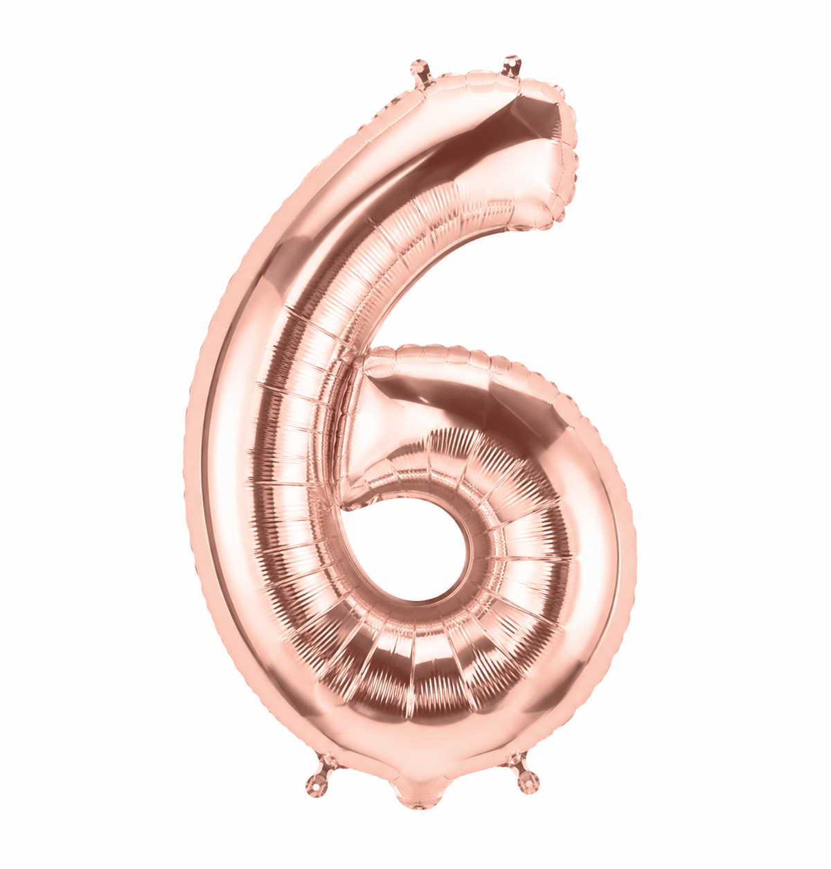34" Rose Gold Number 6 Foil Balloon