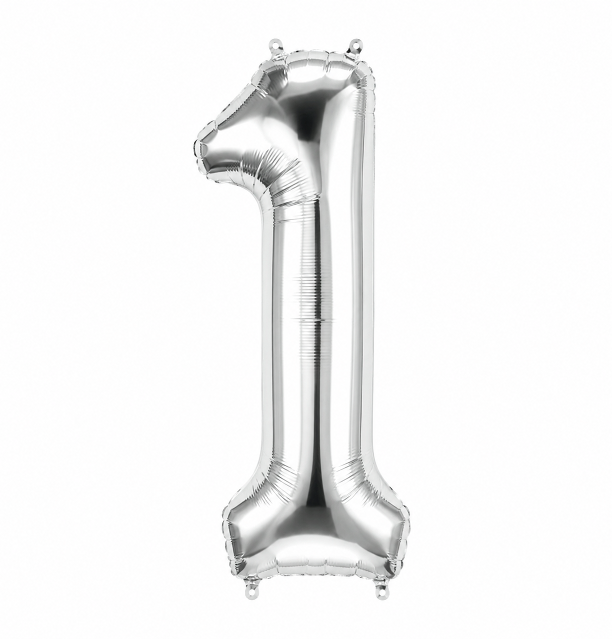 34" Silver Number 1 Foil Balloon
