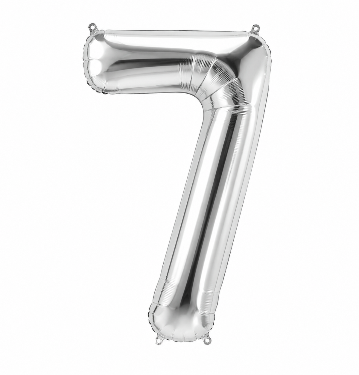 34" Silver Number 7 Foil Balloon