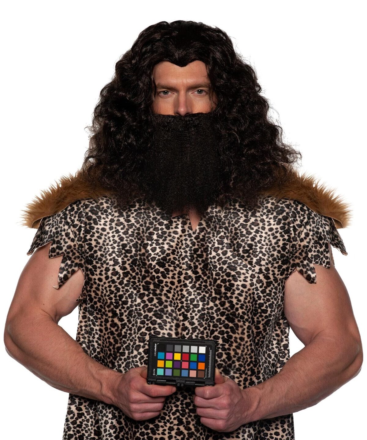 VIKING WIG & BEARD SET - BLACK - ADULT