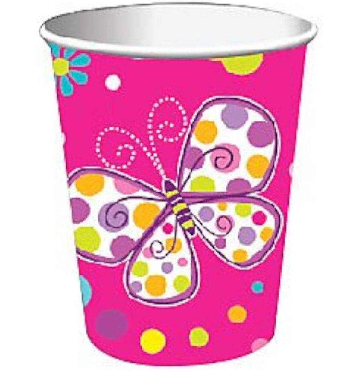 Butterfly Sparkle 9oz Cups 8ct