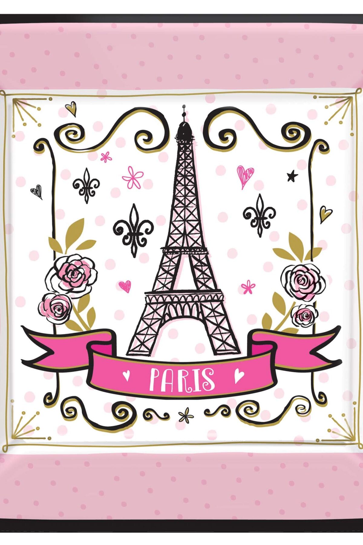 Day In Paris 10" Square Plates