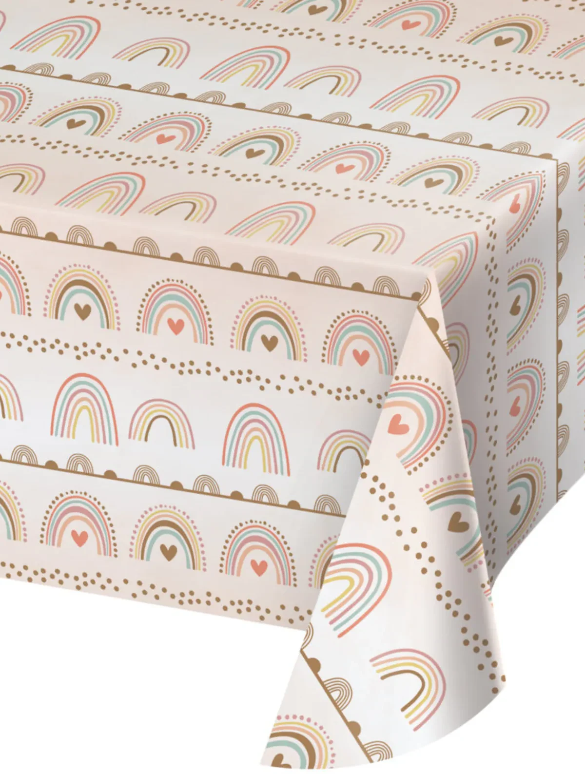 BOHO RAINBOW PAPER TABLE COVER
