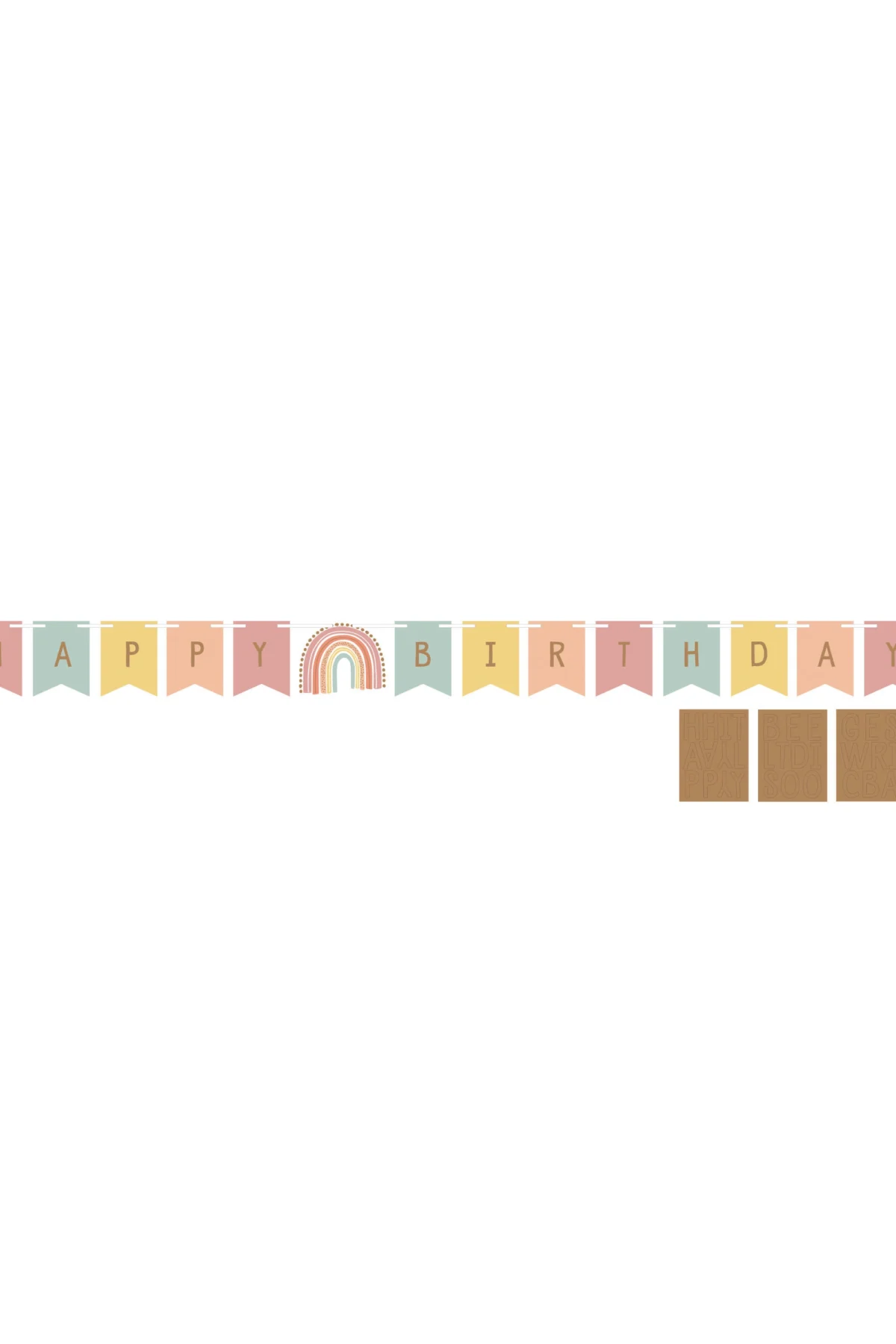 Boho Rainbow Banner