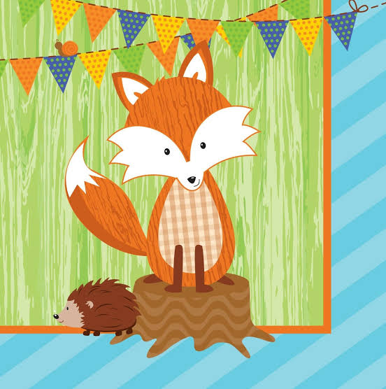 IMG_0380.jpeg Forest Fox Lunch Napkins 16ct - Image 1