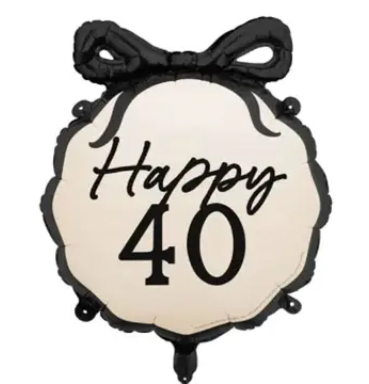 19" FOIL BALLOON PILL HAPPY "40" (47.5X45CM)