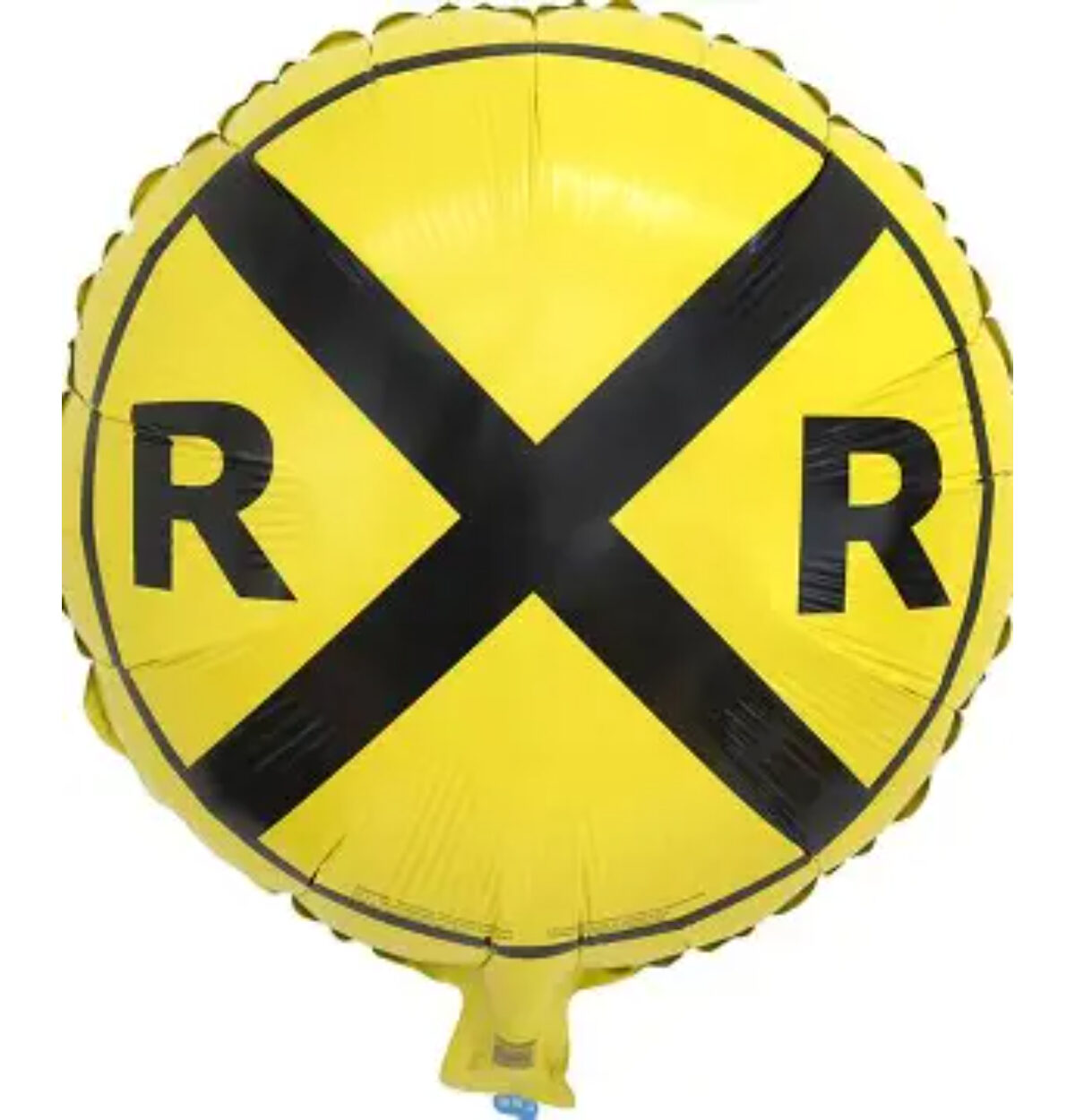 18″ Mylar Railroad Crossing Balloon