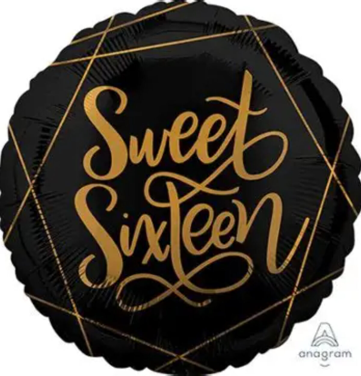 18" Elegant Sixteen Foil Balloon #105