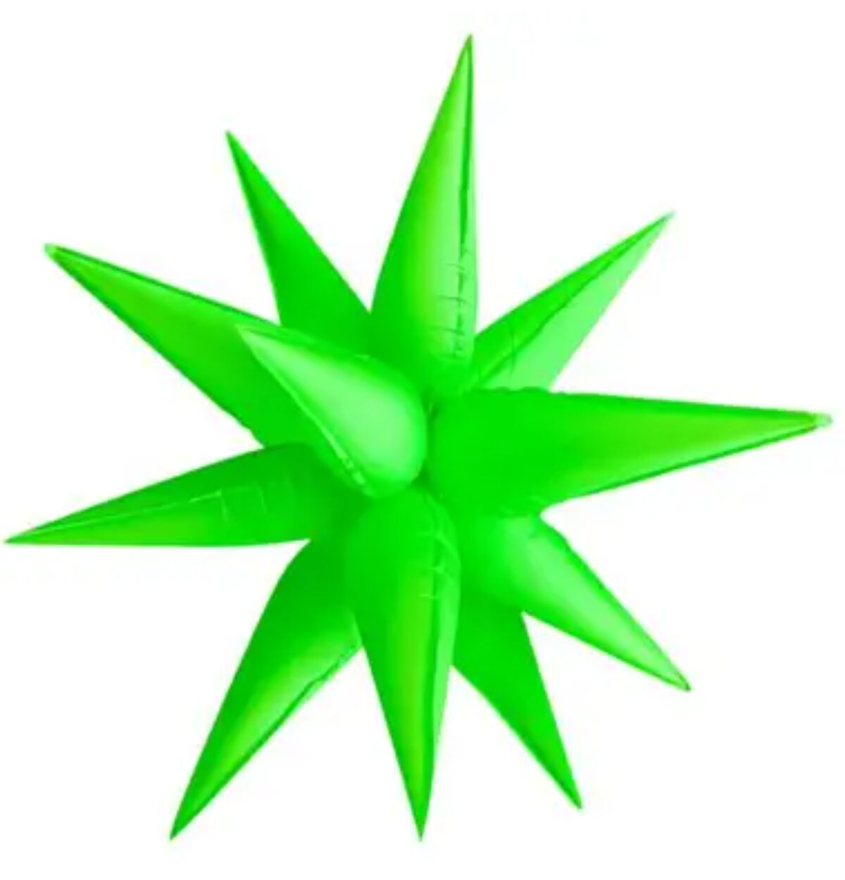 26" Neon Green Starburst Balloon
