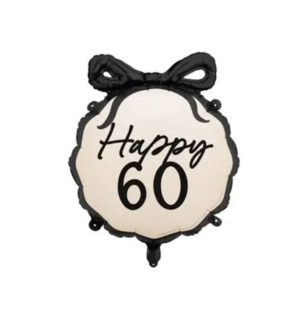 19" FOIL BALLOON PILL HAPPY "60" (47.5X45CM)