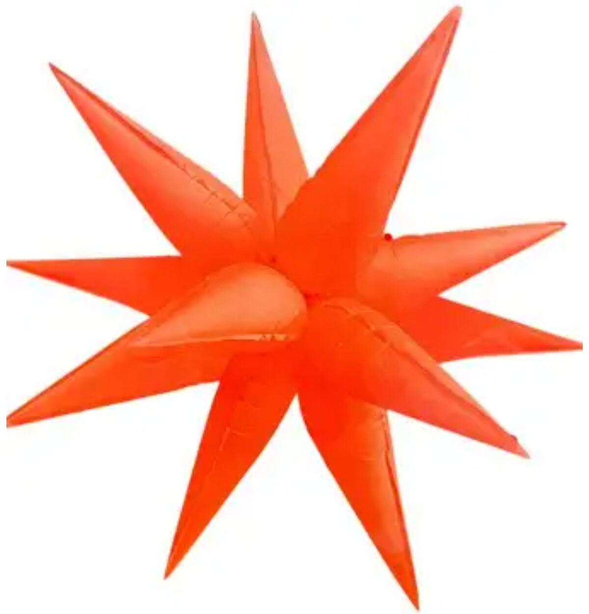 26" Neon Orange Starburst Balloon