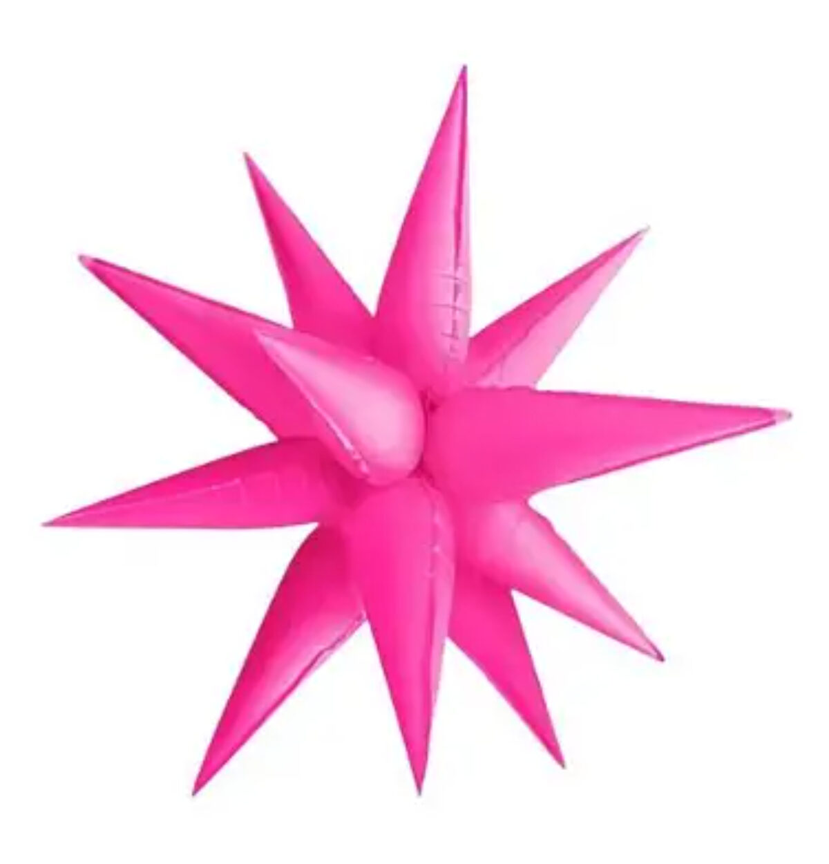 26" Neon Pink Starburst Balloon