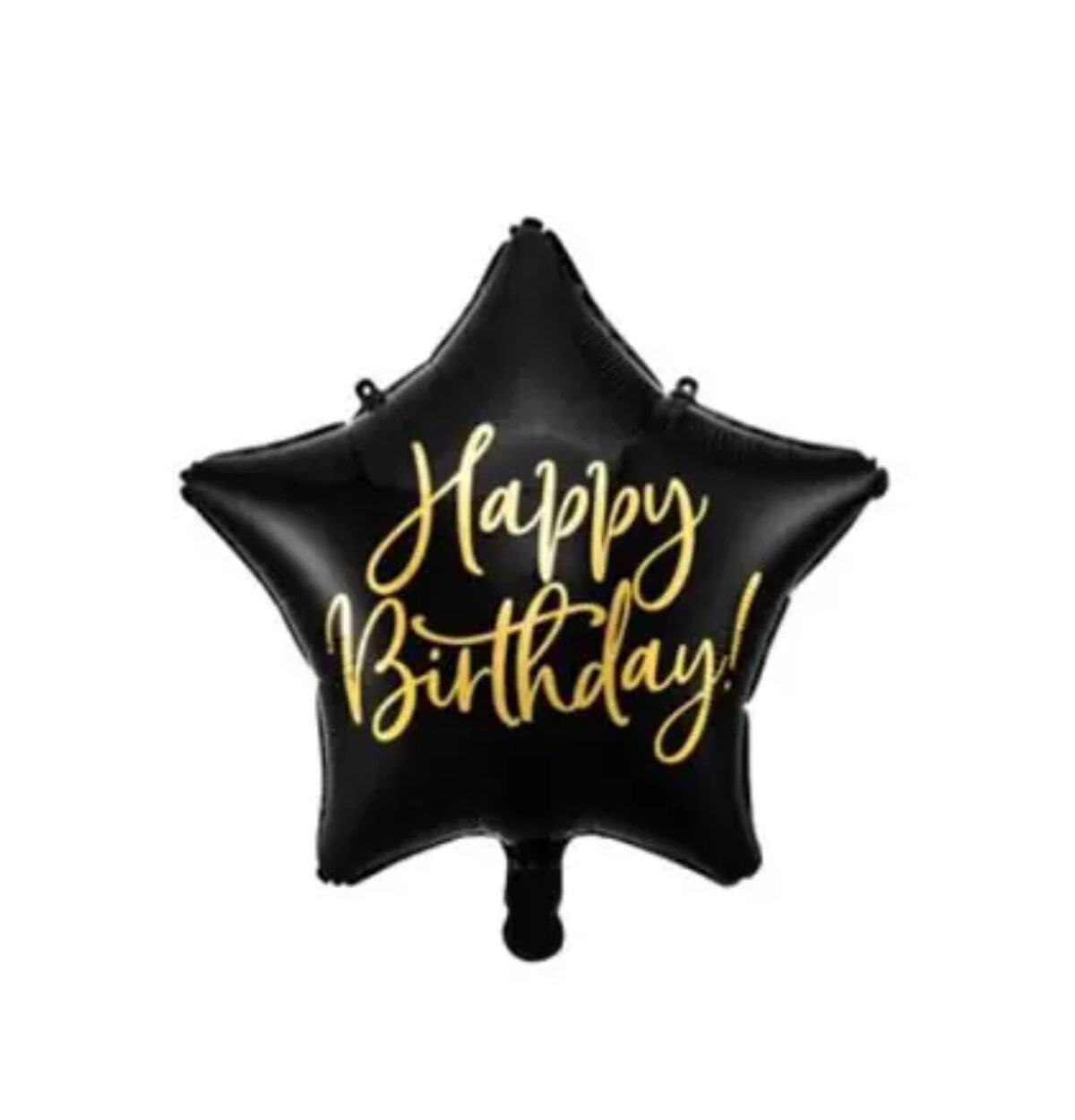 19'' Happy Birthday Black Star