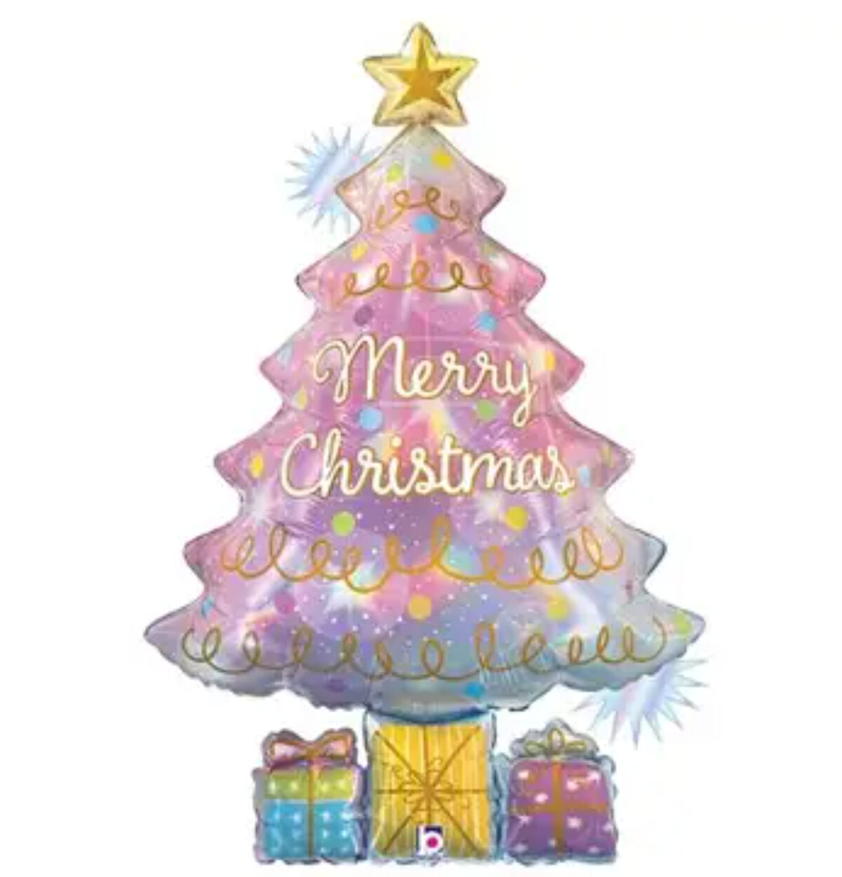 39" Opal Christmas Tree Balloon