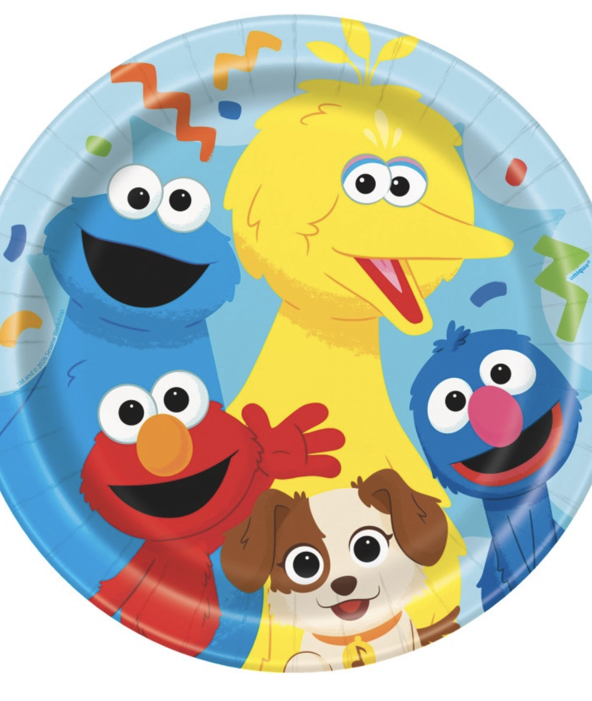 Sesame Street Round 9" Dinner Plates 8ct.