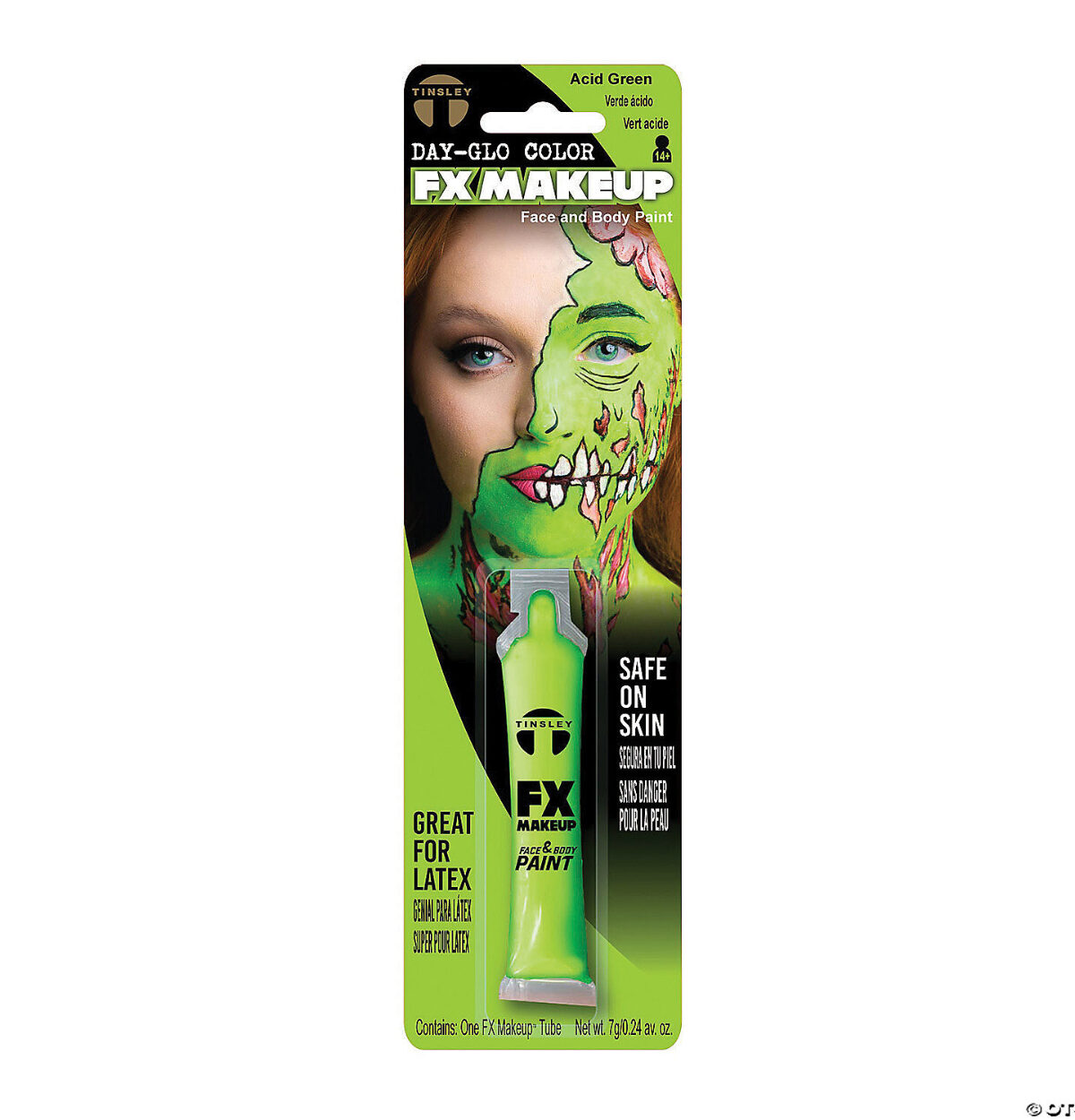 Tinsley Transfers FX Makeup Black Light Glo Face and Body Paint