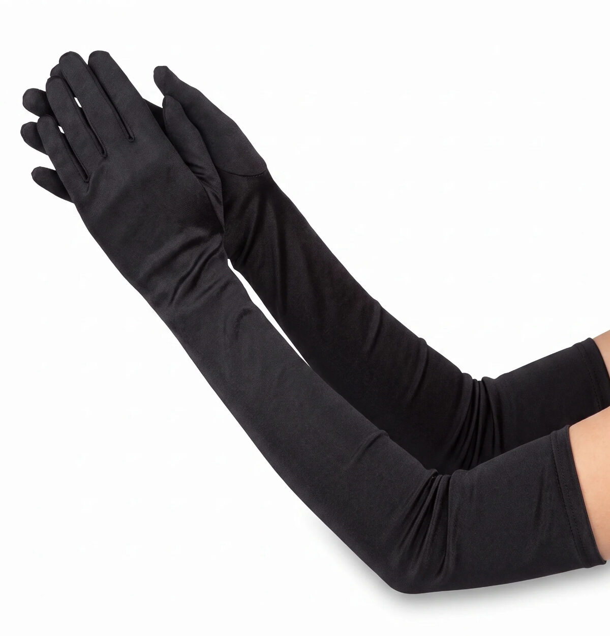 LONG GLOVES - BLACK