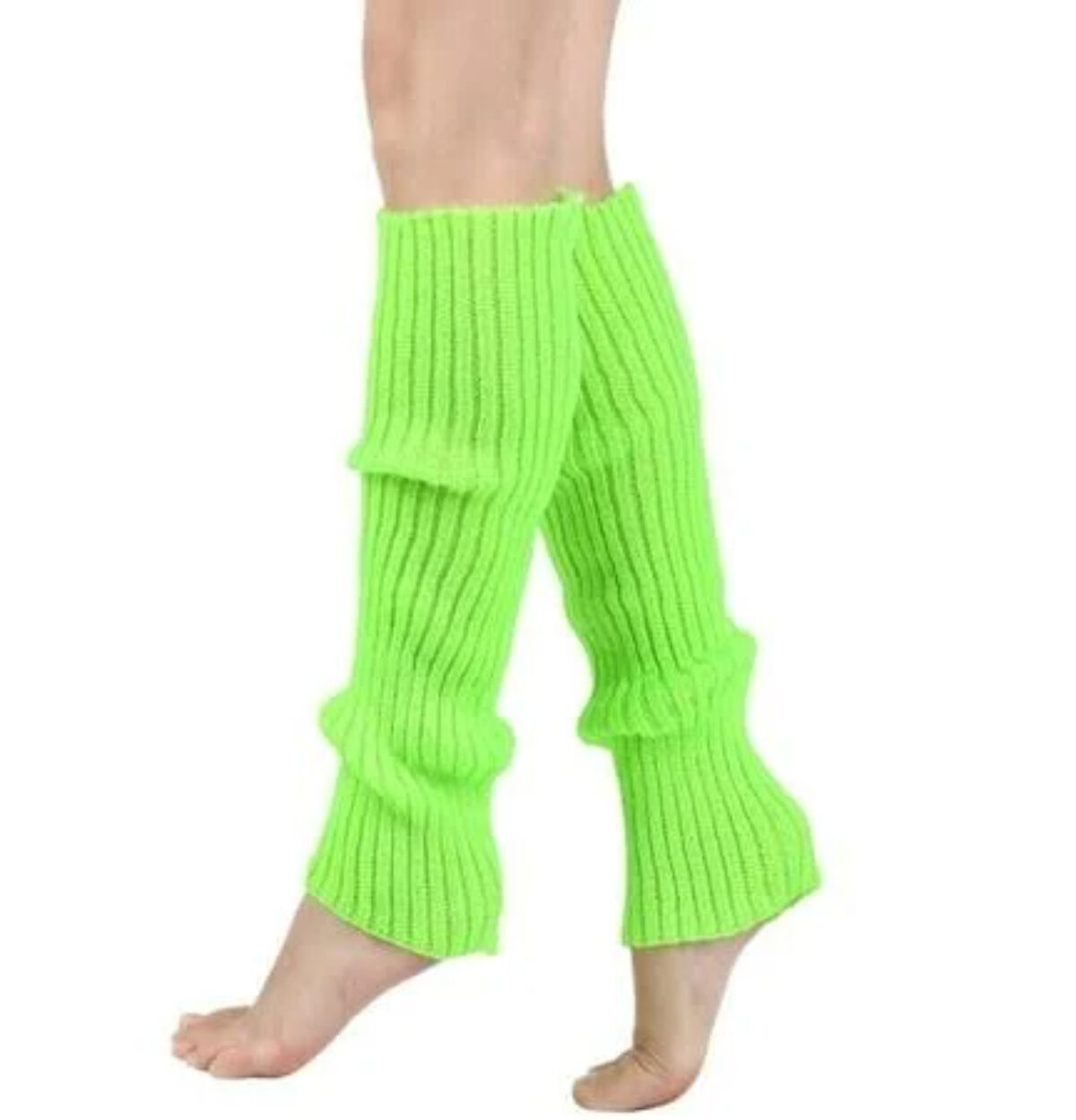 LEG WARMERS - NEON GREEN