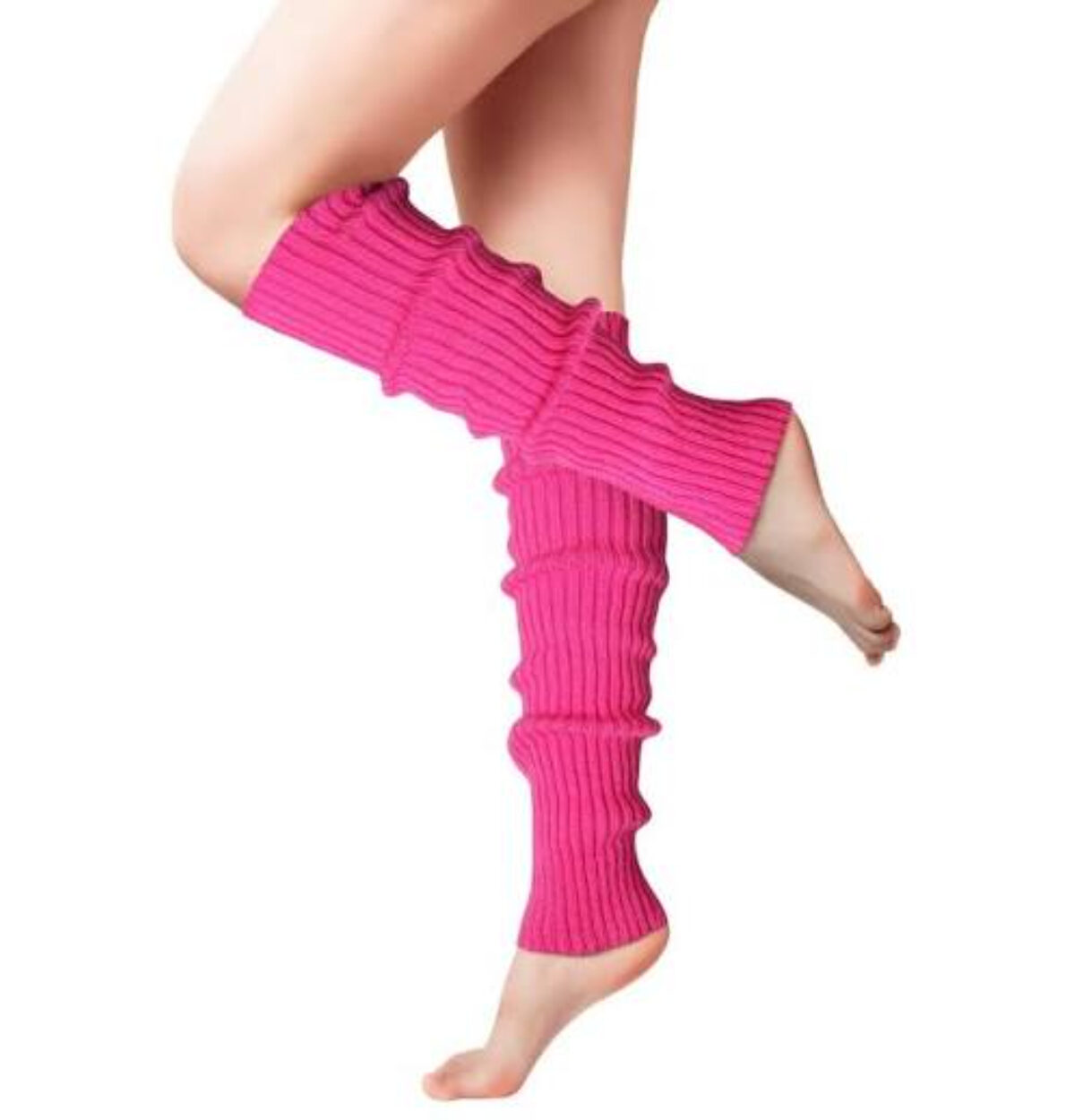 LEG WARMERS - NEON PINK