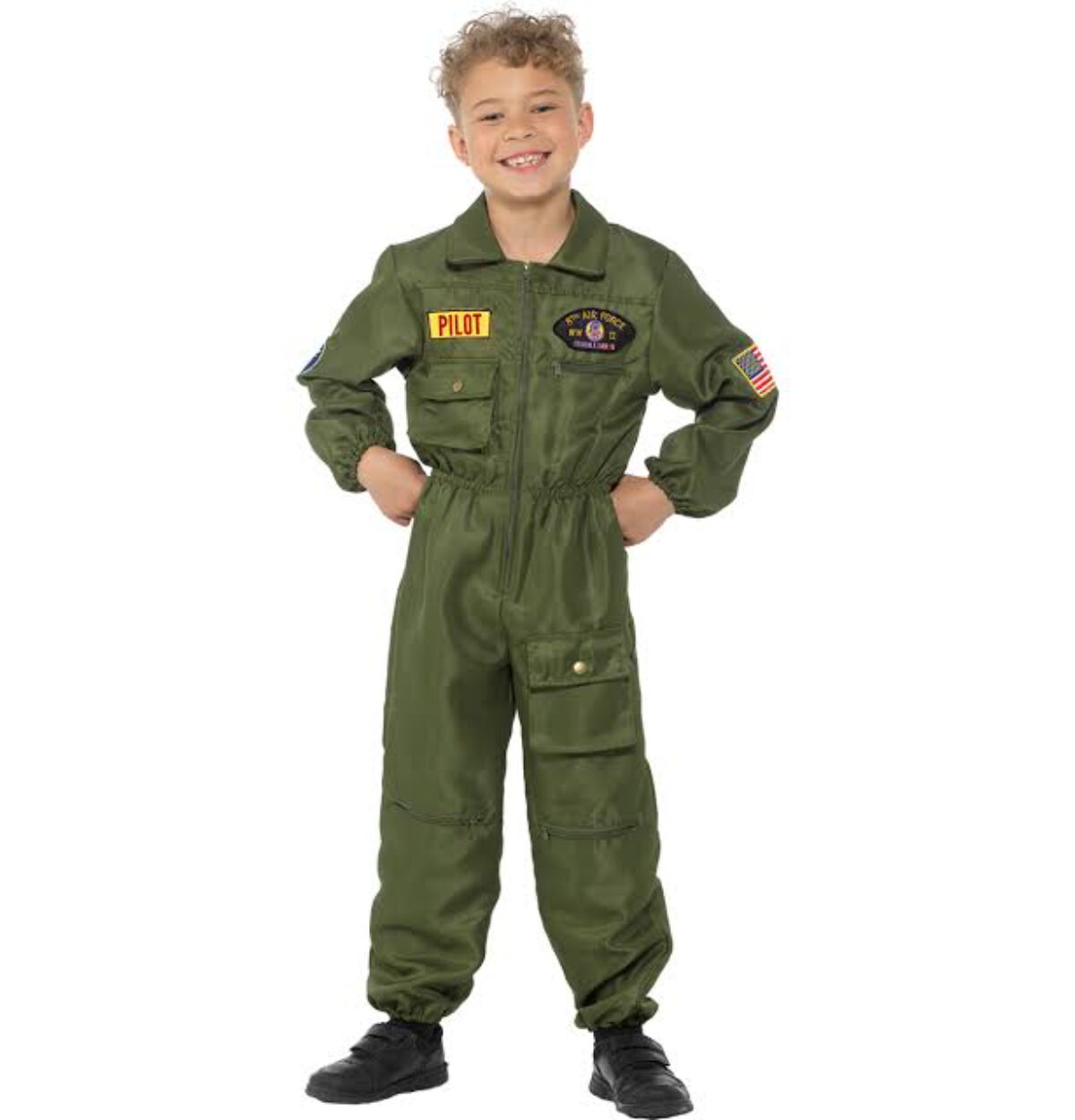WWII AIR FORCE JET FIGHTER PILOT CHILD'S COSTUME SMALL 3-4
