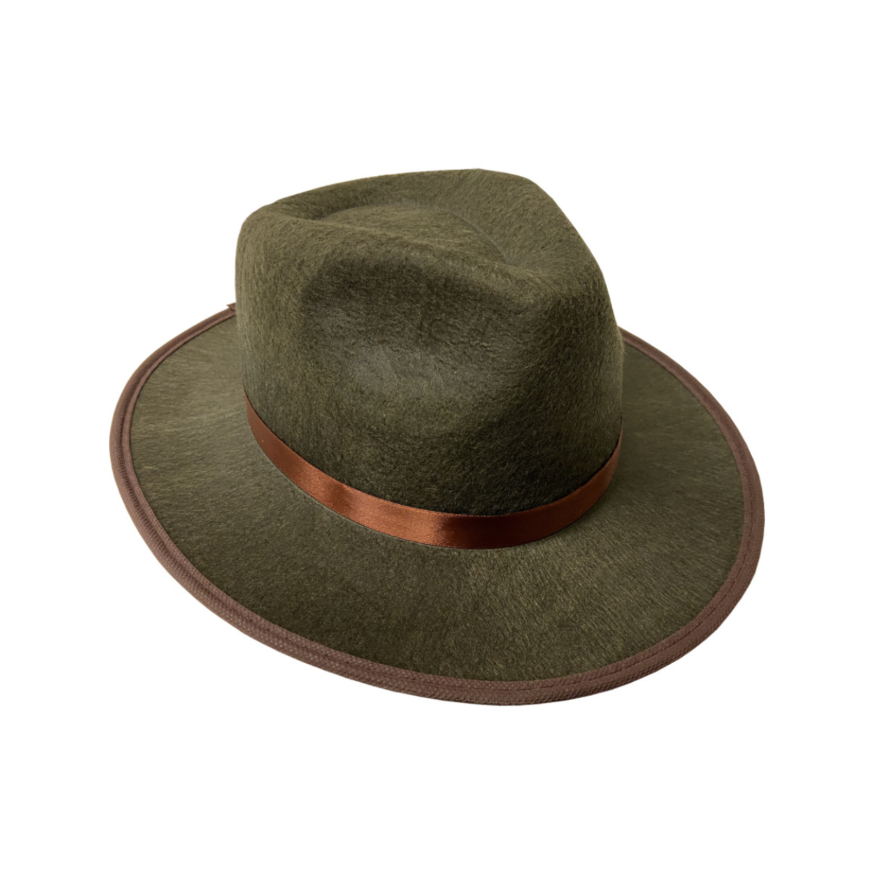 kc88415-a-w-1__15427.jpg ADULT'S CLASSIC DETECTIVE BROWN FEDORA - Image 1