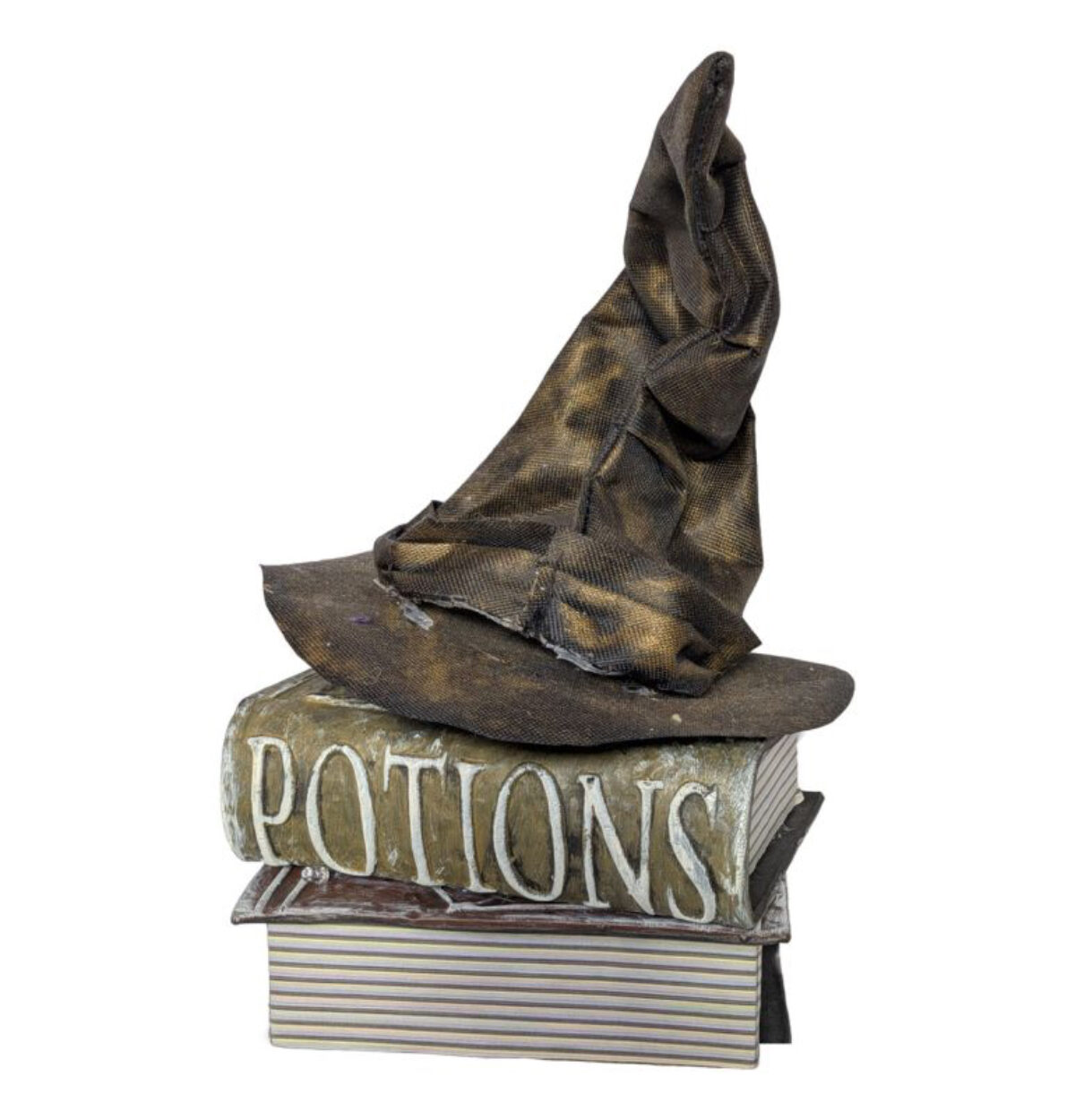11" Tabletop Animated Witch Hat on Books