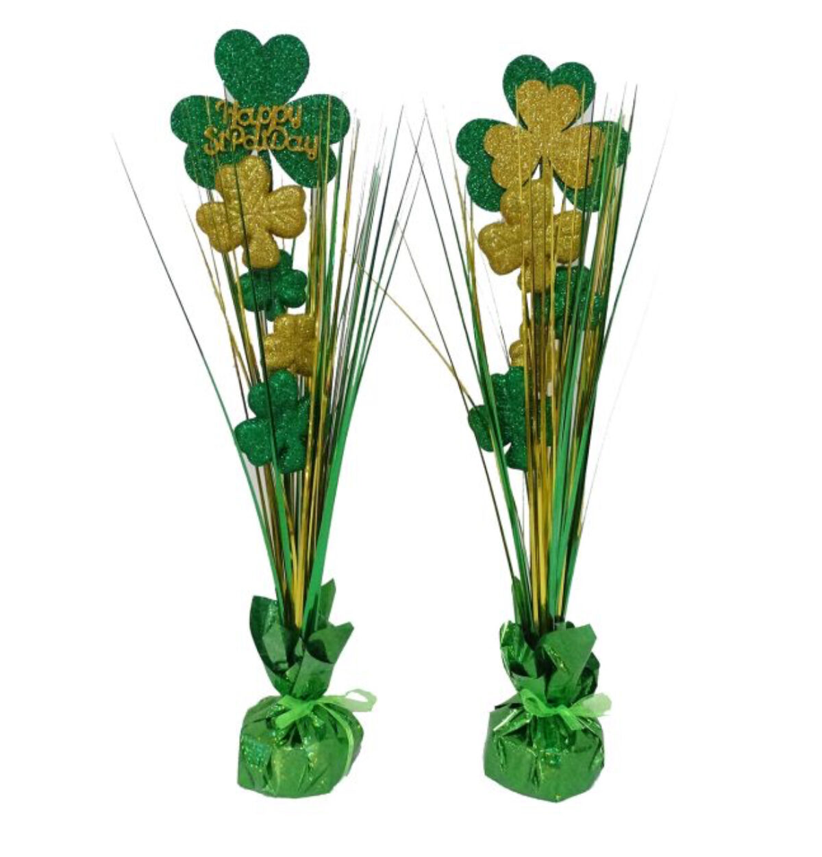 17" St. Pat's Table Top Spray Tree